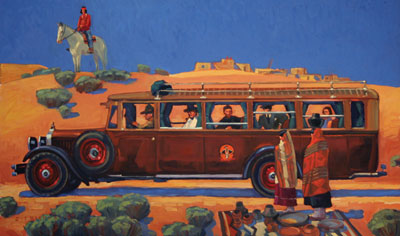 Francis Livingston and Dennis Ziemienski paintings