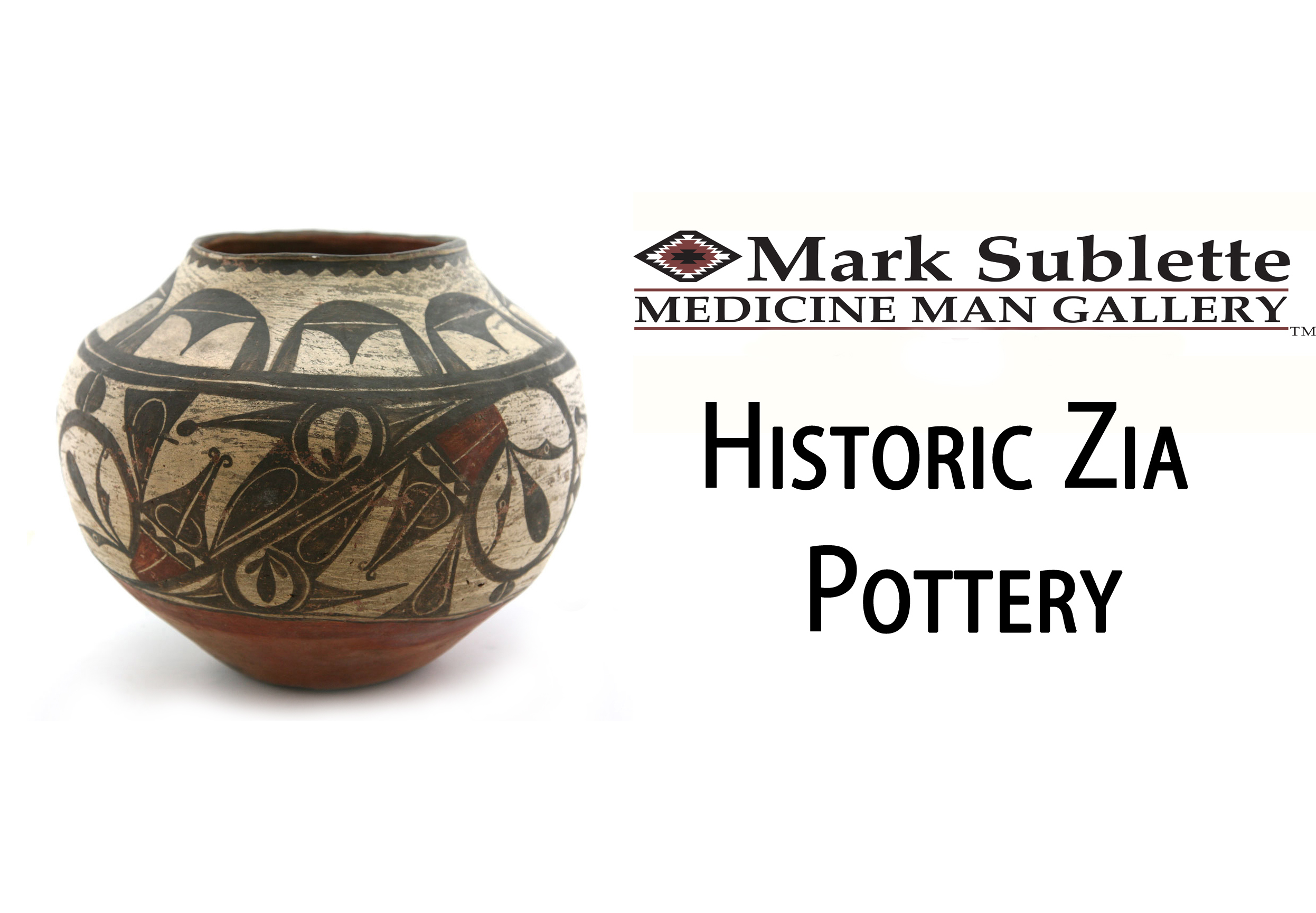 Native American Pottery – How to identify and price early historic Zia and Acoma pottery