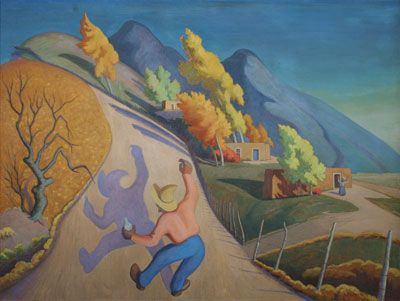 Albert Herman Schmidt (1885-1957) c. 1930 Oil on Board 36 x 48